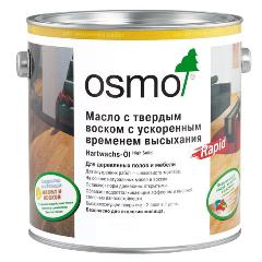 МАСЛО OSMO С ТВЕРДЫМ ВОСКОМ HWÖ RAPID белое 2,5 л