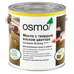 МАСЛО OSMO С ТВЕРДЫМ ВОСКОМ HWÖ FARBIG 0,125 л черное